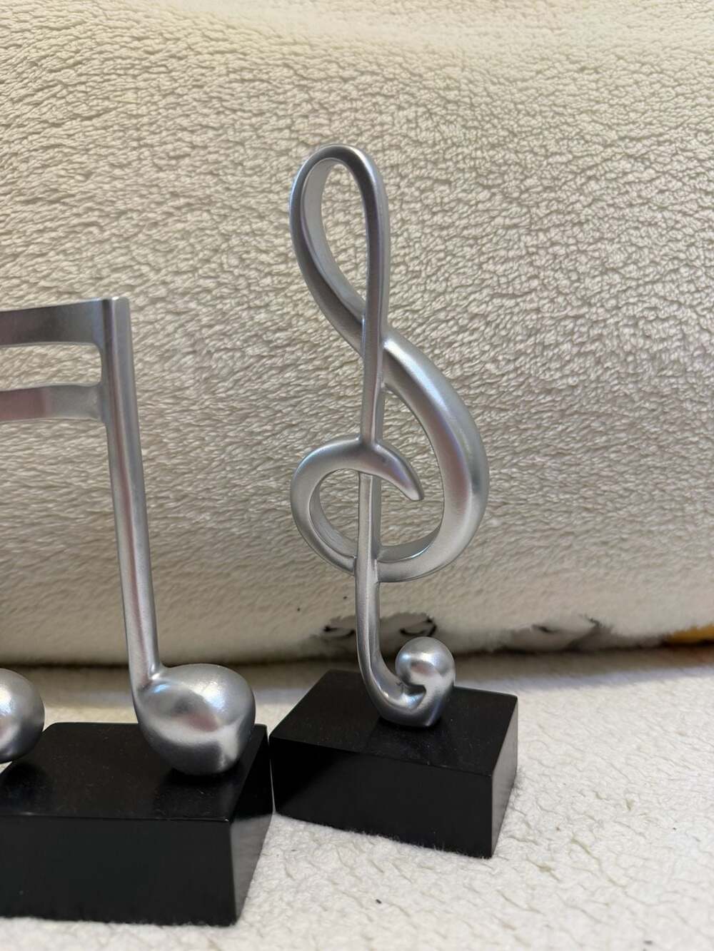 3pcs Music Note Decor Statue Musical Gifts Figurine Piano Sculpture - Picture 4 of 4